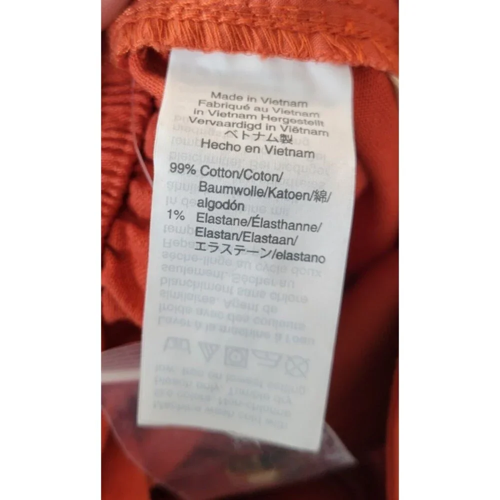 NWT Madewell Camp Shorts Size XS Chili Red